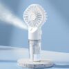 0c941d652f7fb755 Mist Portable USB Rechargeable Handheld with Humidifier Mini Water Spray Hand Fan