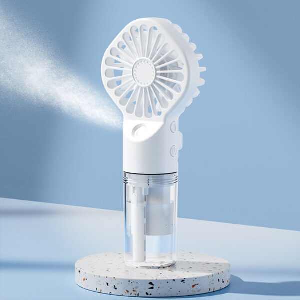0c941d652f7fb755 Mist Portable USB Rechargeable Handheld with Humidifier Mini Water Spray Hand Fan