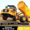0ca524e9d6572b67 1/18 Rc Truck Dumper Huina 1553 Excavator Crawler 9Ch 2.4G Radio Controlled Car Electric Vehicle Tractor Model Toys for Boy Gift