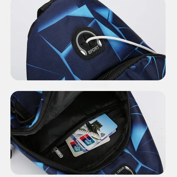0caa01f8b299b32e Chest Pack Men's Ins New Fashionable Korean Version Crossbody Bag Lightweight Outdoor Sports Casual Couple Backpack Trend