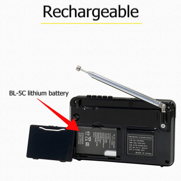 0cc09670c62c2845 XHDATA D-328 12-Band Portable AM/FM/SW DSP Technology MP3 Player TF Card Slot USB Mini FM Receiver with Bluetooth Radio