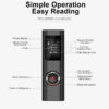 Mini Smart Rangefinder Intelligent 60M Digital Laser Rangefinde Usb Charging Rechargeable Handheld Distance Meter