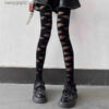 Socks Hosiery Japanese Cross Belt Black Pantyhose JK White Silk Thin Spring and Autumn Stock Z230810