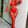 0d010e09fdfb8c9d Sexy plus size Babydoll Underwear Intimate nightwear hot erotic Chemises Bodysuits Garter sexy lingerie for women erotic+glove