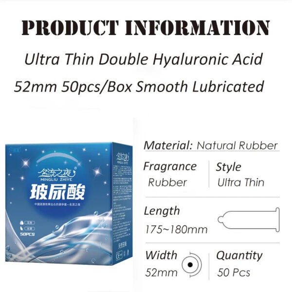 0d042b38b374cd3d 50pcs/Box Ultra Thin Lubricated Condoms Natural Rubber Latex Penis Sleeve Sex Shop