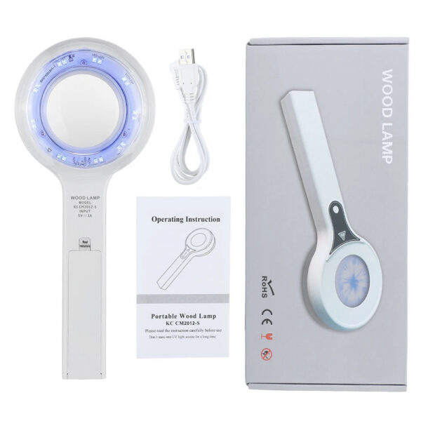 0d0f983dc3a6defc Woods Lamp Skin Analyzer For Skin UV Magnifying For Beauty Facial Testing Wood Lamp Light Skin Analysis Detection Skin Care