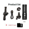 Wireless Motorcycle Driving Recorder IP66 Waterproof 1080P Sports Scooter DV Camera 1600mah Battery Bike Helmet Action DVR Body-