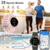MELANDA Sport Smart Watch Women Bluetooth Call Smartwatch IP68 Waterproof Fiess Tracker Health Monitoring for IOS Android 60