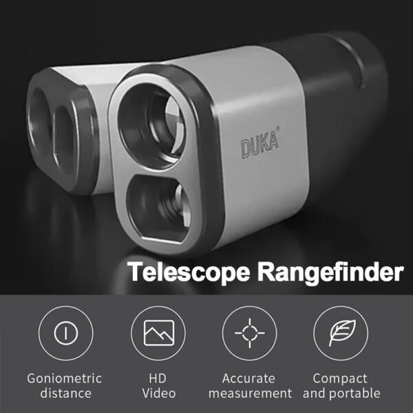 0d46aedc61045a10 2023 Newest Golf Laser Rangefinder 6X Monocular Distance Meter for Hunting Travel Telescope with Flag-Lock Slope DUKA