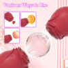 Powerful Sucking-Rose Vibrator Toy Women Vacuum Stimulator Oral Nipple Clit Sucker Toys Goods for Female Adults