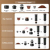 0d5c6f740aed9298 Wireless Electric Portable Espresso Coffee Machine for Car & Home Camping Coffee Maker 3-in-1 Capsule Powder Travel Coffee Maker