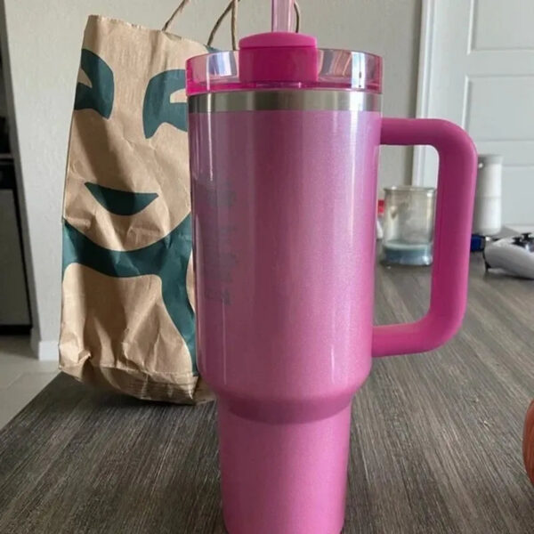 0d5f39ded3796d25 THE QUENCHER H2.0 40OZ Mugs Black Chroma Tumblers Insulated CLEAN SLATE Car Cups Stainless Steel Coffee Termos Tumbler Winter Pink Target Red Cosmo Neon White US STOCK