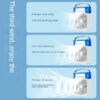 0d88e797c1d97849 Modern portable LED night light humidifier USB electric 3 in 1 fan for room, kitchen, office home-appliance
