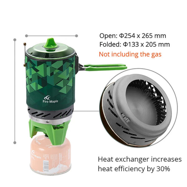 0d91d2e84f6a13d0 Fire Maple X2 Outdoor Gas Stove Burner Tourist Portable Cooking System With Heat Exchanger Pot FMS-X2 Camping Hiking Gas Cooker