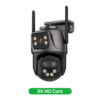 0d94df279a92402d 6K 9MP HD IP Camera Outdoor Three-Lens External WiFi Camera 4K 8MP Dual Screen Security PTZ Cam Auto Tracking Surveillance iCSee