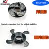 0d9c3e83a8cf9ece Propane Cylinder Base, 16oz/1lb Gas Cartridge ABS Plastic Base Bracket Gas Bottle Fixed Support, Foldable Gas Tank Base Replacement for Camping Hiking Outdoor