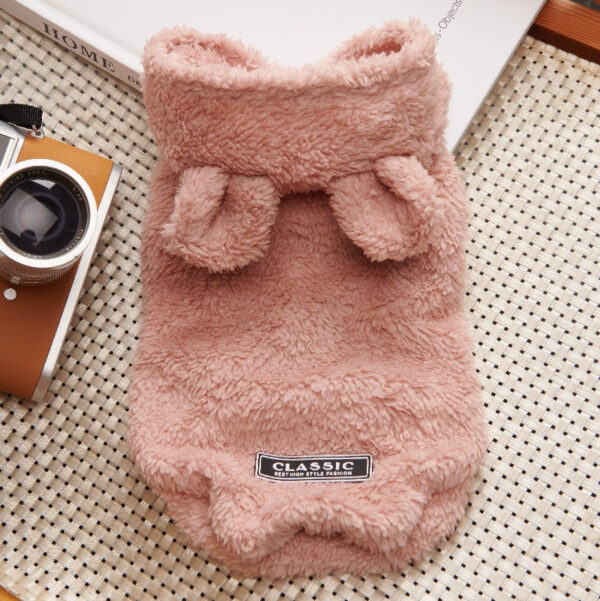 0d9d153f0fe919fc Fleece Hoodie Winter Pet Dog Clothes Coat Jacket Soft Ropa Perro French Bulldog for Dogs Pets Clothing Pug
