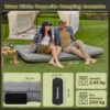 0da7a227409b8873 KingCamp Isomatte Camping, Isomatte 2 Personen, Luftmatratze Camping Doppelt, 15 cm Dick, Aufblasbar luftmatratze Kleines Packmaß gegen Kälte für Outdoor Wandern und Camping 201×141 cm