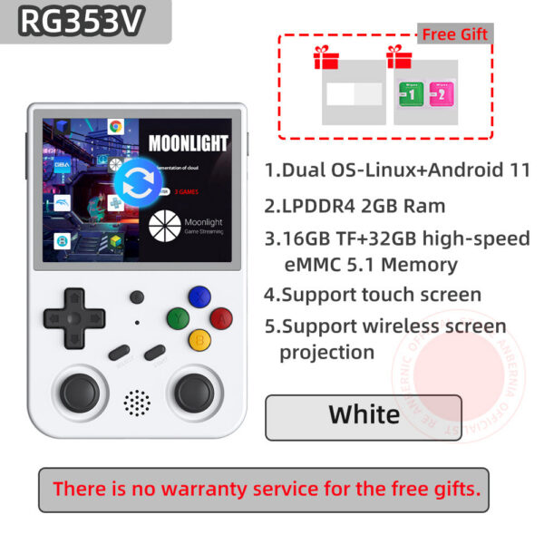ANBERNIC RG353V RG353VS Retro Games RK3566 3.5INCH 640*480 Handheld Game Console Emulator UX Children's Gifts