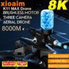 0dccbc9002feb9d4 For Xiaomi K11 MAX Launching Water Bombs Brushless Power Electric Adjustment Three Camera Drone Quadcopter Childs Toy