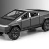 0dd2b8a0fe36fe06 1:36 Tesla Cybertruck Alloy Car Model Diecasts Vehicles s Sound Light Pickup Truck Kid Children Christmas Gift Boy Toy