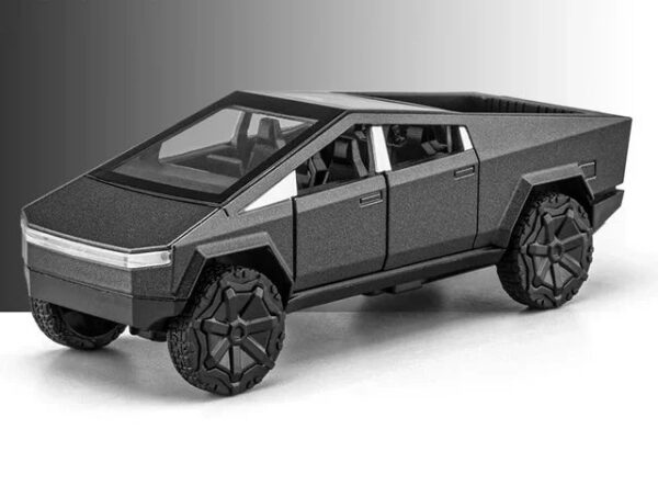 0dd2b8a0fe36fe06 1:36 Tesla Cybertruck Alloy Car Model Diecasts Vehicles s Sound Light Pickup Truck Kid Children Christmas Gift Boy Toy