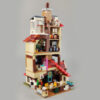 0e01a9ead900dda6 New Burrow Alley, high difficulty DIY blocks interspersed and assembled, 75980 children's toy compatible building block