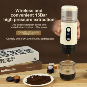 2024 NEW Wireless Small Portable Italian Coffee Electric Concentrated Capsules hine For Home Outdoor Fast Charge