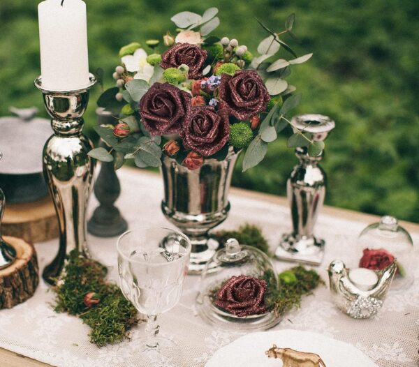 0e2b57051bffa944 IPOPU Artificial Flowers, 25pcs Foam Glitter Roses Glitter Foam Rose Foam Rose with Stem for DIY Wedding Bridal Bouquet Home Party Decoration(Coffee)
