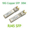 10gb SFP to RJ45 Transceiver, 10Gbe 10G SFP+ Copper Ethernet CAT.6a Module, 30 Meter, for Cisco Mikrotik Ubiquiti D-LINK TP-LINK