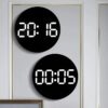 0e45d0aaabe45f1a 10inch LED Large Digital Wall with Remote Control Temperature Humidity Date Week Display Countdown Timing Clock Home Decor