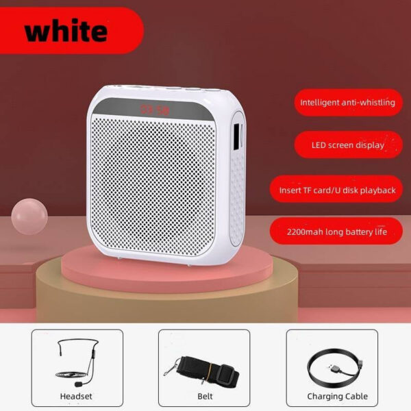0e55115e4b1f51d1 Headworn Microphone Loudspeaker Voice Amplifier Recorder Mic Speaker Audio Mini Wired Mikrofon Mike Sound Battery Kit Headset