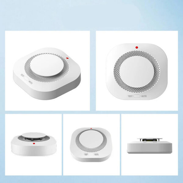 0e552d553fe1b78c Ceiling-mounted Smoke Detector Fire Independent Accessory 433M Wireless Alarm 360° All-round Detection