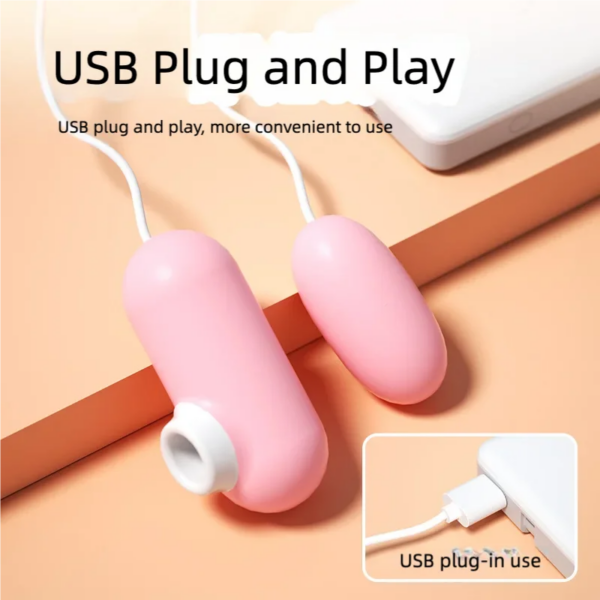 0e609f41fbf6558e Electric female masturbation clitoral stimulation vibration double jump egg with tongue licking function G-spot orgasmic sex toy