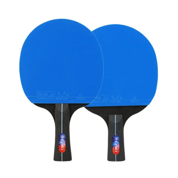 0e83d64b82f9138b LOKI K5000 Table Tennis Racket Set 1pc/2pcs Home Entertainment Ping Pong Rackets with Blue Color Ping Pong Rubber