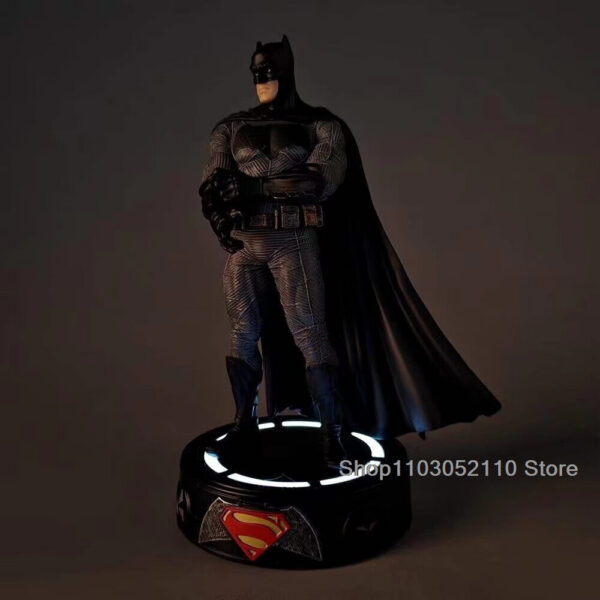 0e88f2a3c3ddb914 LED Justice League Batman Wonder Women Superman Model Toy Superheroes Figure Collectible toys Birthday Gifts 20cm