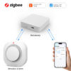 0e9486cca86d41b1 Tuya ZigBee WiFi Smart Smoke Detector Alarm Sensor Home Security Fire Protection For Home Security System Via Smart Life APP