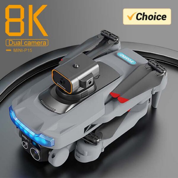 0ea5667c17c57a6b KBDFA P15 Drone 5G Professional 4K Dual Camera GPS Wifi 540 ° Intelligent Obstacle Avoidance RC Helicopter Dron Endurance 5000m