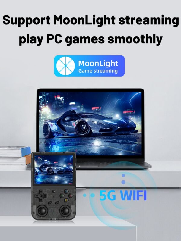 0eb0ffa8f0ecb62a ANBERNIC RG353V RG353VS Handheld Gam Console 3.5'' IPS Screen HDMI Output Android Linux OS Built-in Retro Emulator Player Gifts