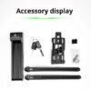 OFFBONDAGE Foldable Bike MTB Road Fold Lock High Security Anti-Theft Scooter Electric E-Bike Bicycle Accessories