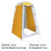 Westtune Portable Privacy Tent Outdoor Waterproof Changing Room Shelter for Camping Hiking Beach Toilet Shower Bathroom