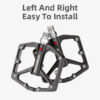 0ec6fe9b37cffb24 ROCKBROS Bike Pedals Aluminum Alloy Anti-slip Bicycle Pedals Ultralight Sealed Bearing One-piece MTB Road Mountain Cycling Pedal