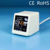 0ecc91258fbd423e MINI Size Smart WIFI Weather Station Clock for Game . DIY Cute GInimations and Electronic Album Function