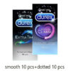 20/10pcs Durex Delay Ejaculation Spike Condoms Ultra Thin Factor Intimate Extra Lubricated Men Contraception Lasting Enlargement