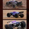 16103 Fast Rc Cars 50km/h 1/16 Off Road 4WD with LED Headlights,2.4G Waterproof Remote Control Monster Truck for Adults and Kids