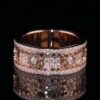 0ee6f09f9aa75c88 New 3D Band Ring Ornate Diamond Rotating Gear Spinner Rings Handmade Geometric Mechanical Decompression Anxiety Supplies