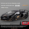 1:18 Scale SVJ63 Alloy Car Toy Model with Sound & Light Effects - Realistic Detail for Kids' Playtime & Collectors' Delight