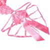Donnalla Women's Deep V Lace Teddy One Piece Cutout Strappy Lingerie