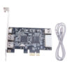 0f18a642ae2e1587 PCIe Firewire PCI-E 2A+1 Mini-A 1394A Video Capture Card VIA VT6308P Chip Support IEEE1394 400 Mbit 2+1 Port PHY