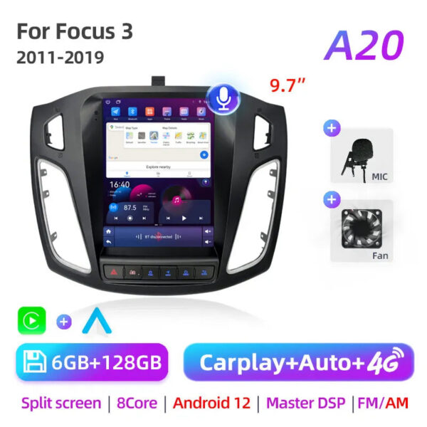 0f2badf60a526119 8Core 2 Din Android 12 Car Radio for Ford Focus 3 Mk 3 2011 2012 - 2019 Multimedia Video Player 2Din Carplay Auto Stereo DVD